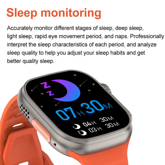 X8 Ultra Max Smartwatch with Multitasking Features – Bluetooth, NFC, Sleep Monitoring, and More | Health & Fitness Tracker
