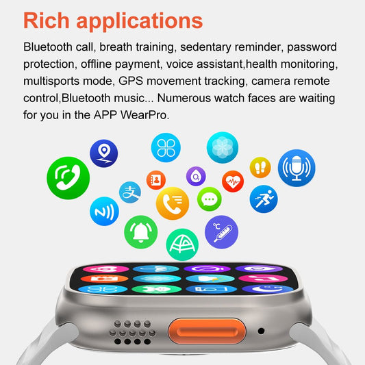 X8 Ultra Max Smartwatch with Multitasking Features – Bluetooth, NFC, Sleep Monitoring, and More | Health & Fitness Tracker